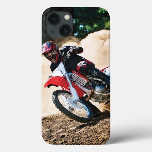 モトクロスライダー装飾用クッション Case-Mate iPhoneケース (裏面)