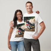モトクロスライダー装飾用クッション Tシャツ (ユニセックス)