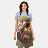 モトクロスライダー エプロン (着用した状態)