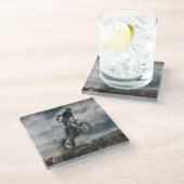 モトクロスライダー ガラスコースター (アングル)