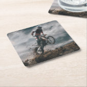 モトクロスライダー スクエアペーパーコースター (アングル)