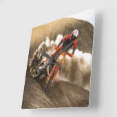 モトクロスライダー スクエア壁時計 (傾斜)