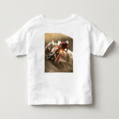 モトクロスライダー トドラーTシャツ (裏面)