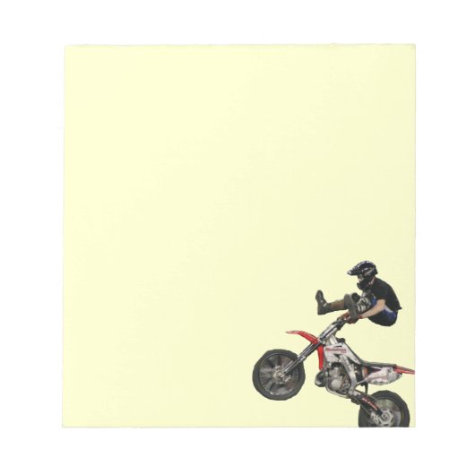 モトクロスライダー ノートパッド (正面)