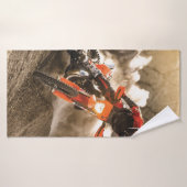 モトクロスライダー バスタオル (バスタオル)