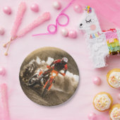 モトクロスライダー ペーパープレート (パーティー)