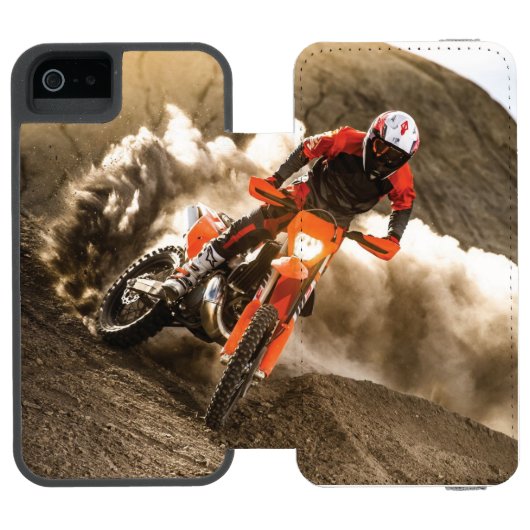 モトクロスライダー INCIPIO iPhoneウォレットケース (フォリオ Open)