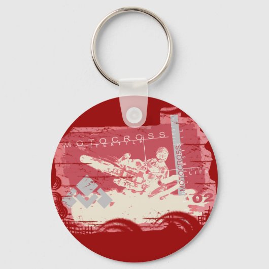 モトクロスライフスタイルTシャツとギフト キーホルダー (正面)