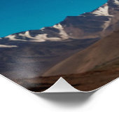 モトクロスレーサーオンマウンテンスロープ ポスター (コーナー)