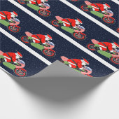 モトクロスレーシングクリスマス ラッピングペーパー (角)