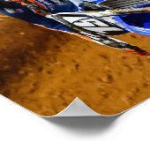 モトクロスレーシング ポスター (角)