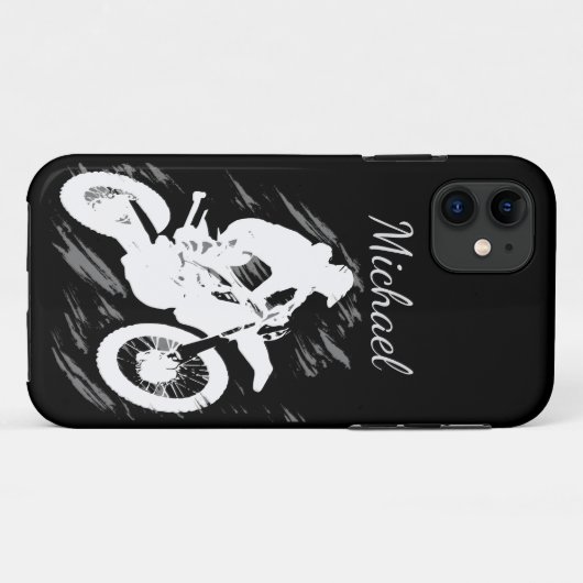 モトクロス引用文スポーツオートバイカスタマイズレース Case-Mate iPhoneケース (裏面(横))