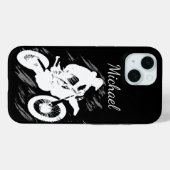 モトクロス引用文スポーツオートバイカスタマイズレース Case-Mate iPhoneケース (裏面 (横))