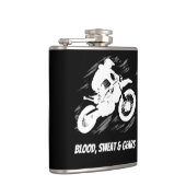 モトクロス引用文スポーツモーターサイクルレース引用文 フラスク (右)