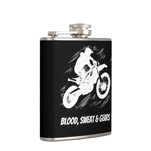 モトクロス引用文スポーツモーターサイクルレース引用文 フラスク (右)
