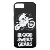 モトクロス引用文スポーツモーターサイクルレース引用文 Case-Mate iPhoneケース (裏面)