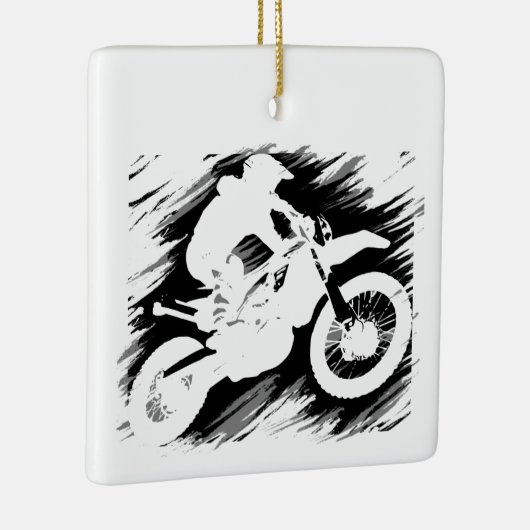 モトクロス引用文スポーツモーターサイクルレース セラミックオーナメント (右)
