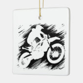 モトクロス引用文スポーツモーターサイクルレース セラミックオーナメント (左)