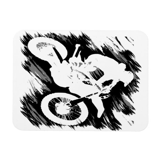 モトクロス引用文スポーツモーターサイクルレース マグネット (横)