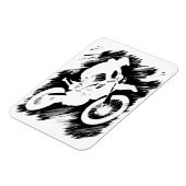 モトクロス引用文スポーツモーターサイクルレース マグネット (左側)