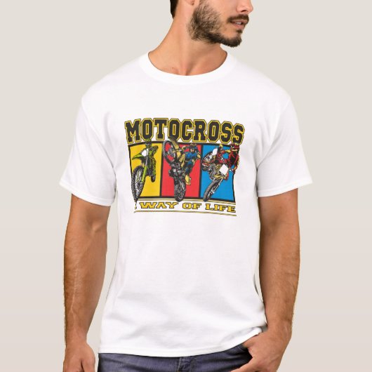 モトクロス生き方 Tシャツ (正面)