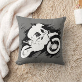 モトクロス競技スポーツモーターサイクルレース クッション (ブランケット)
