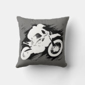 モトクロス競技スポーツモーターサイクルレース クッション (裏面)