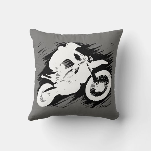 モトクロス競技スポーツモーターサイクルレース クッション (裏面)