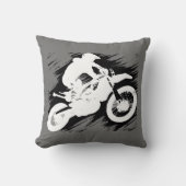 モトクロス競技スポーツモーターサイクルレース クッション (正面)