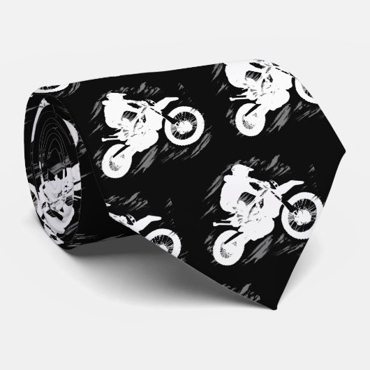 モトクロス競技スポーツモーターサイクルレース ネクタイ (ロール)