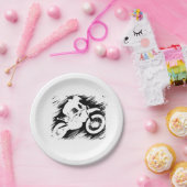 モトクロス競技スポーツモーターサイクルレース ペーパープレート (パーティー)