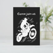 モトクロス競技スポーツモーターサイクルレース 招待状 (スタンド正面)