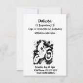 モトクロス競技スポーツモーターサイクルレース 招待状 (裏面)