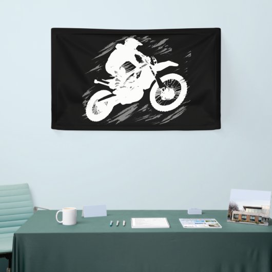 モトクロス競技スポーツモーターサイクルレース 横断幕 (トレードショー)
