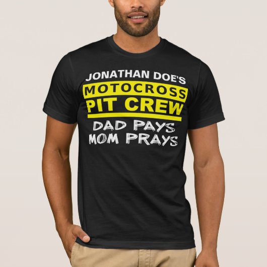 モトクロス親子クルーTシャツ Tシャツ (正面)