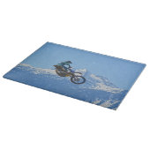 モトクロス飛んでいるライダー カッティングボード (角)