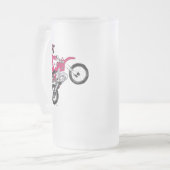 モトクロス300 フロストグラスビールジョッキ (正面左)