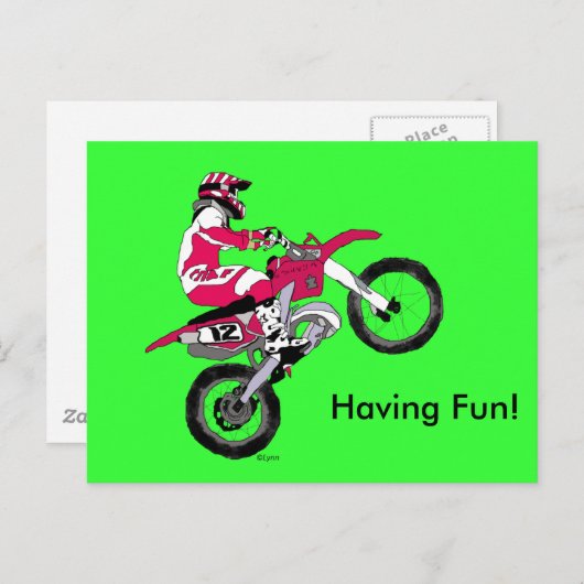 モトクロス300 ポストカード (正面/裏面)