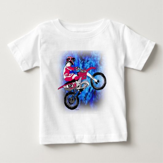 モトクロス306 ベビーTシャツ (正面)