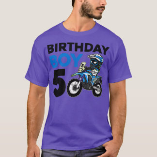 モトクロス5thギフト5歳ダートバイク誕生日P Tシャツ
