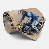 モトクロス・オフ・ロード・アート ネクタイ (ロール)