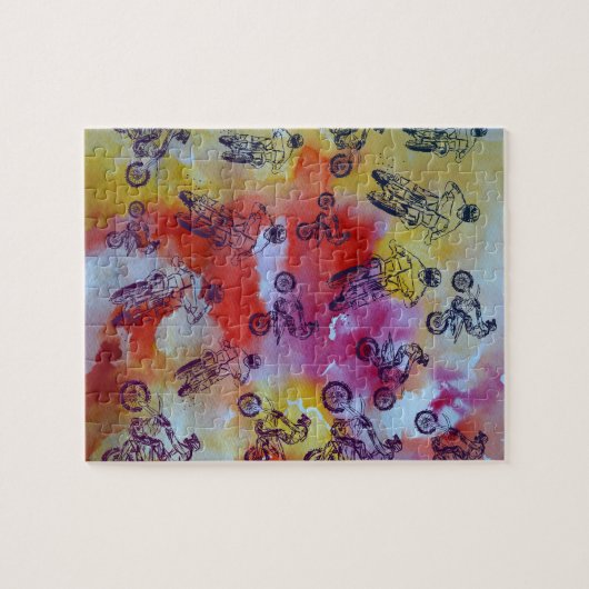 モトクロス  ジグソーパズル (横)