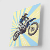 モトクロス スクエア壁時計 (傾斜)