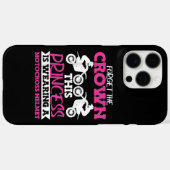 モトクロス ダートバイク 女子 Case-Mate iPhoneケース (裏面 (横))