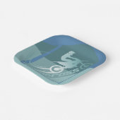 モトクロス・ディルトバイクmoto-x誕生日パーティー ペーパープレート (傾斜あり)