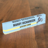 モトクロス デスクネームプレート (側面)