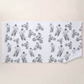 モトクロス ビーチタオル (正面)