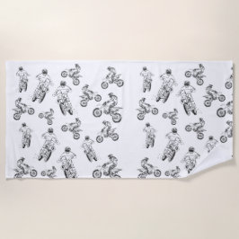 モトクロス ビーチタオル