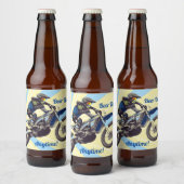 モトクロス ビールラベル (ボトル)