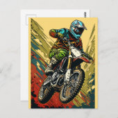 モトクロス ポストカード (正面/裏面)